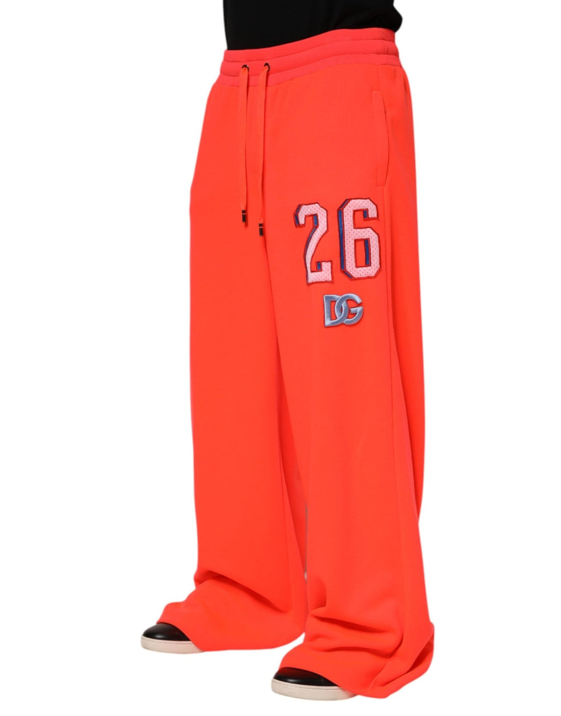 Dolce & Gabbana Orange Polyester Jogger Men Sweatpants Pants - RIMODA