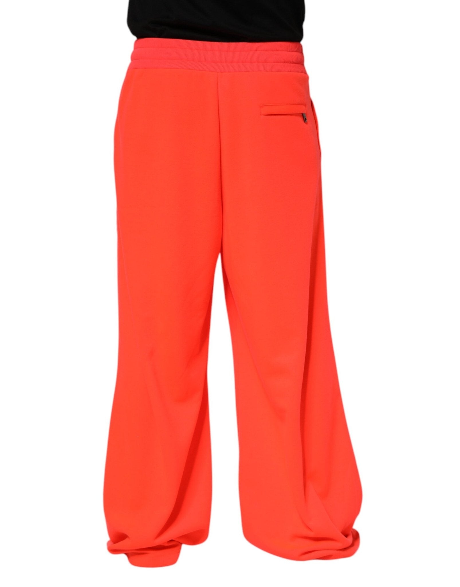 Dolce & Gabbana Orange Polyester Jogger Men Sweatpants Pants - RIMODA