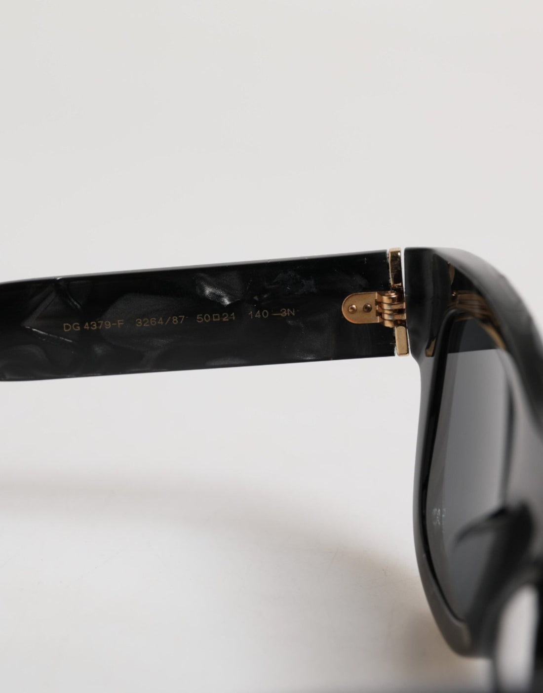 Dolce & Gabbana Pearl White Acetate Frame DG4379 Domenico Shade Sunglasses - RIMODA