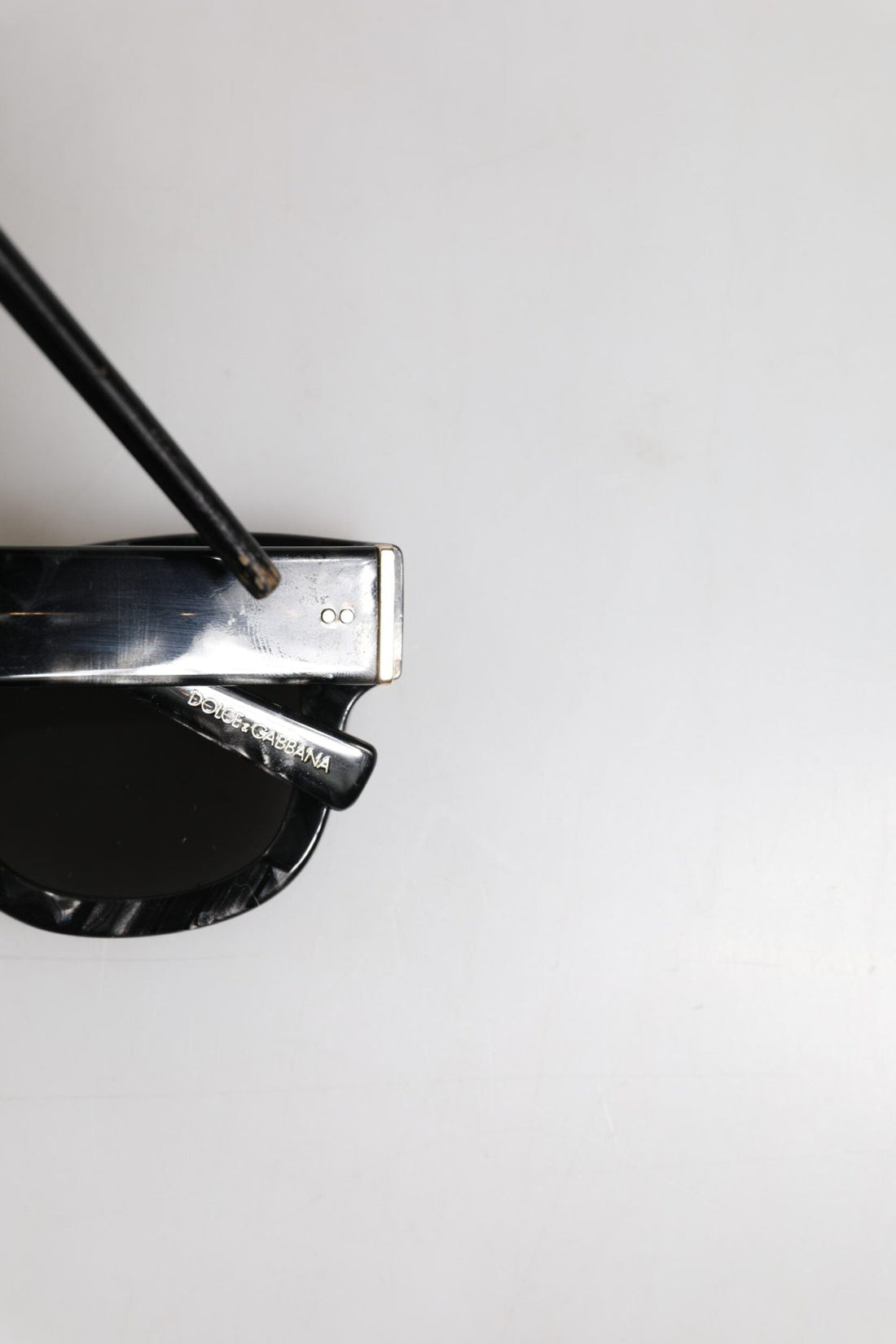 Dolce & Gabbana Pearl White Acetate Frame DG4379 Domenico Shade Sunglasses - RIMODA