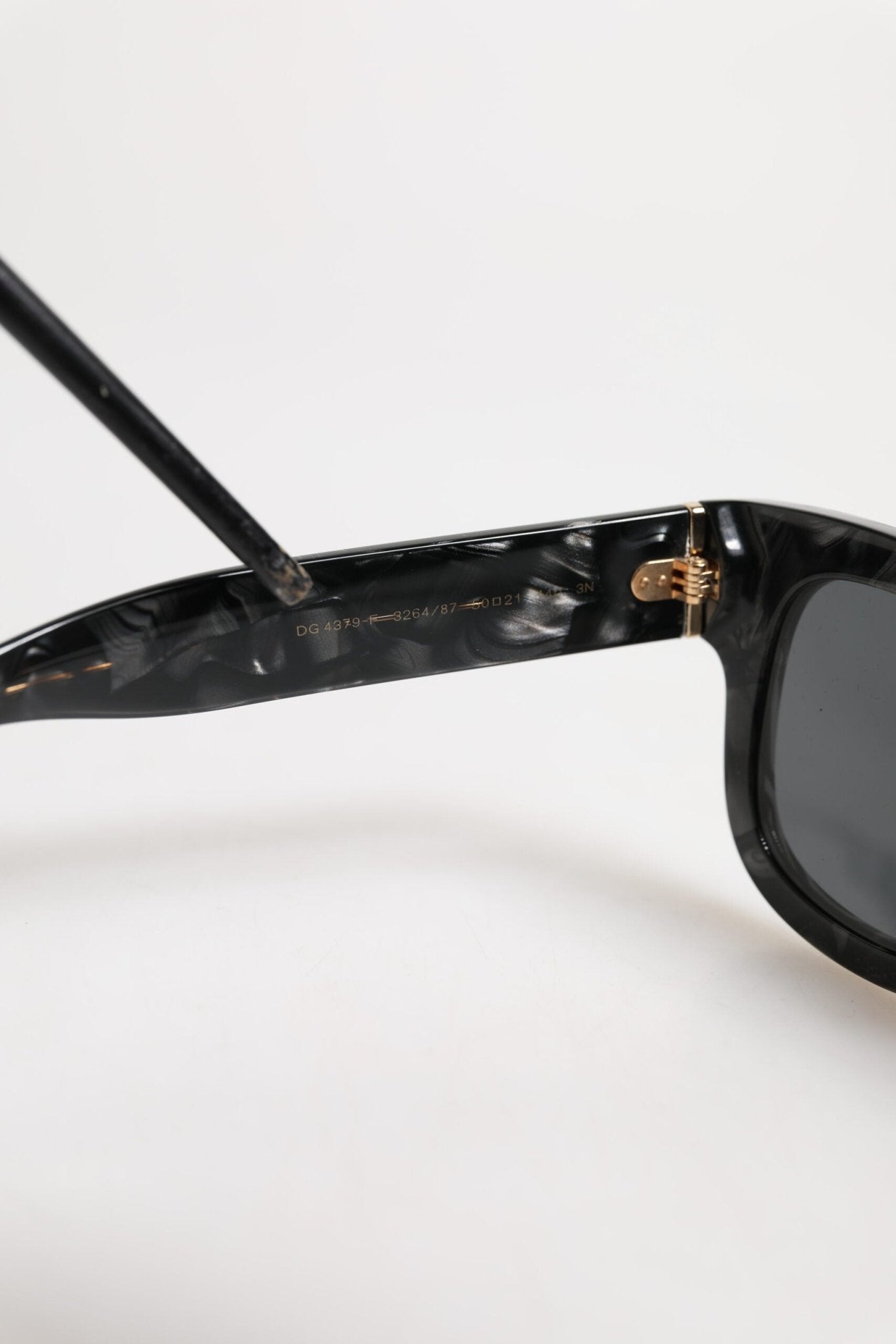 Dolce & Gabbana Pearl White Acetate Frame Domenico Deep Shades Sunglasses - RIMODA