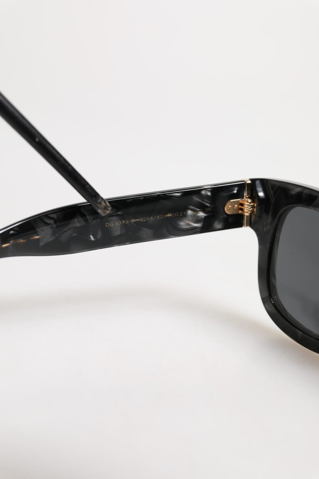 Dolce & Gabbana Pearl White Acetate Frame Domenico Deep Shades Sunglasses - RIMODA