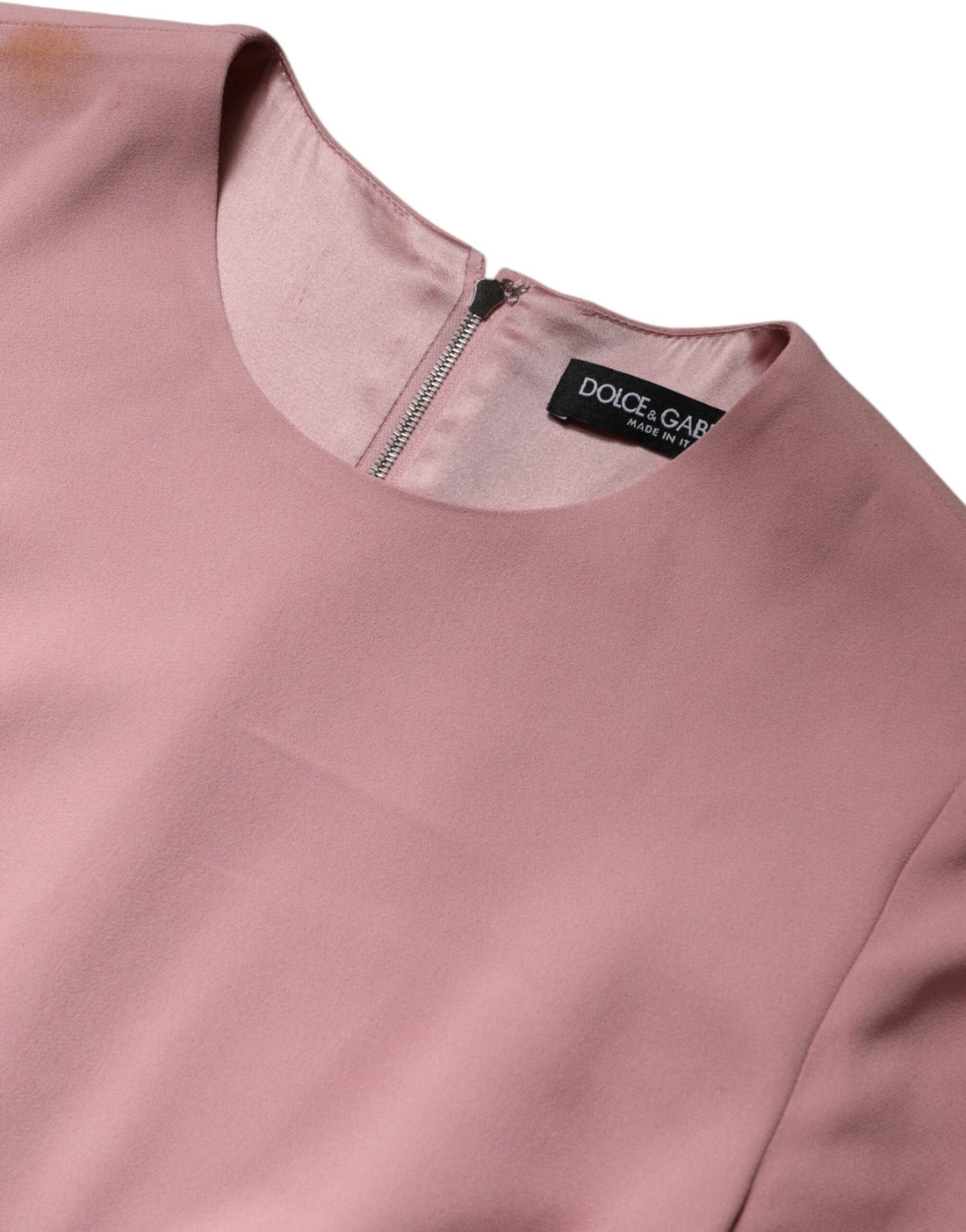 Dolce & Gabbana Pink A-line Flare Viscose 3/4 Sleeves Dress - RIMODA
