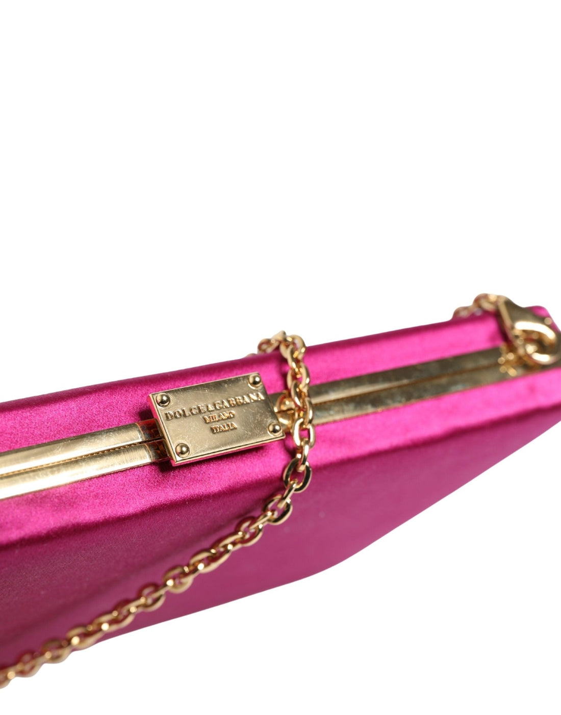 Dolce & Gabbana Pink Cotton Clutch Evening Crossbody Women Purse Bag - RIMODA