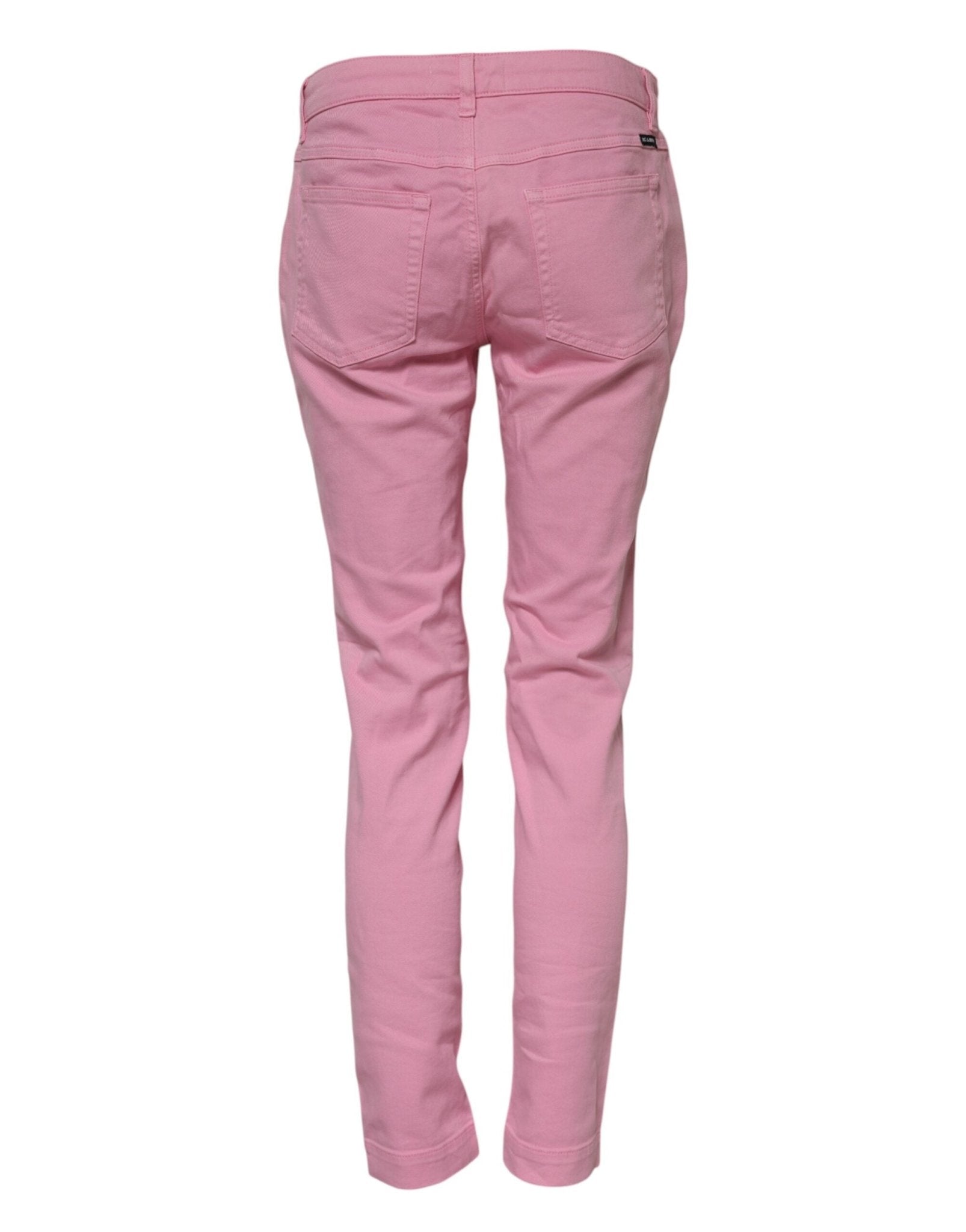Dolce & Gabbana Pink Cotton PRETTY Skinny Denim Jeans - RIMODA