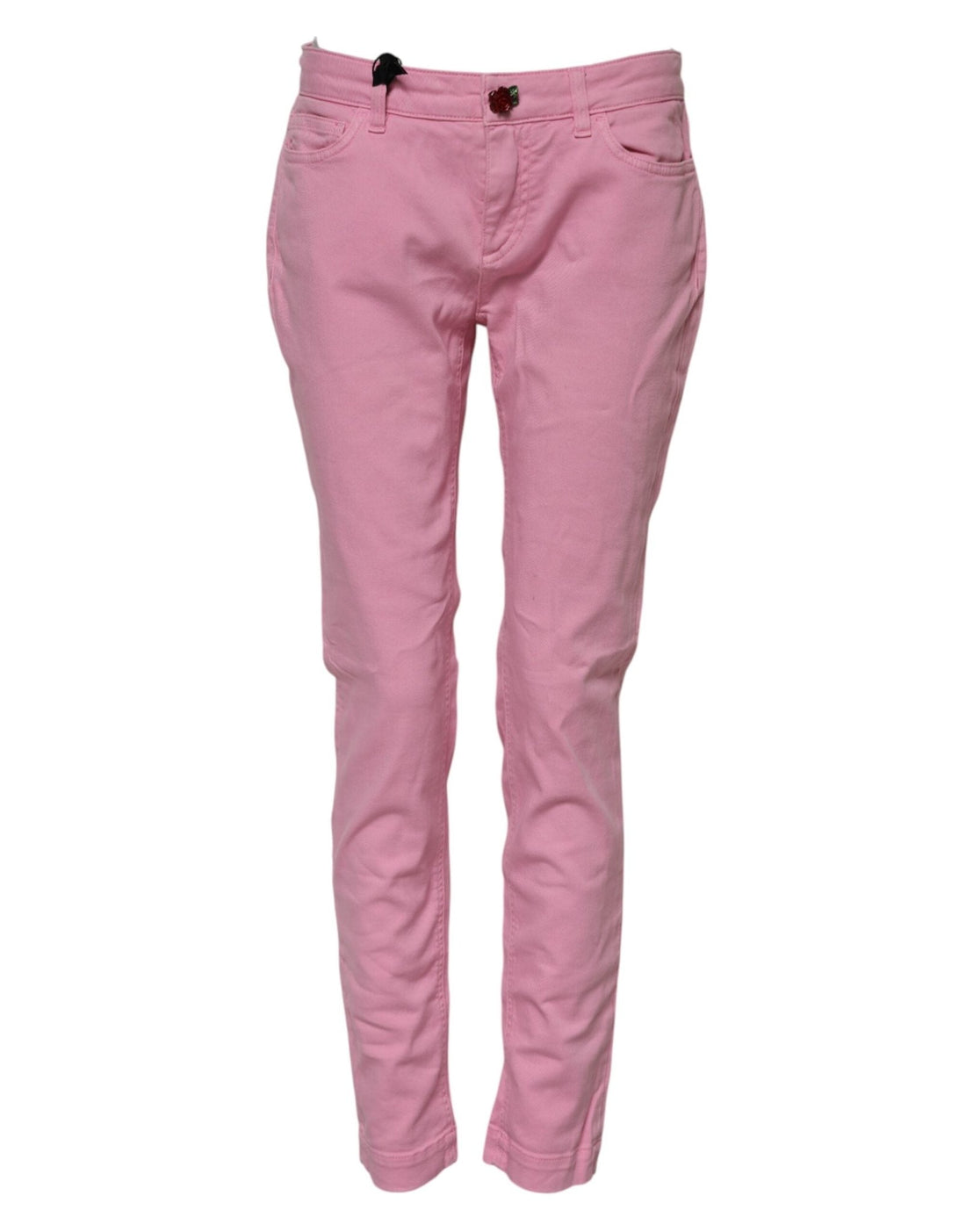 Dolce & Gabbana Pink Cotton PRETTY Skinny Denim Jeans - RIMODA