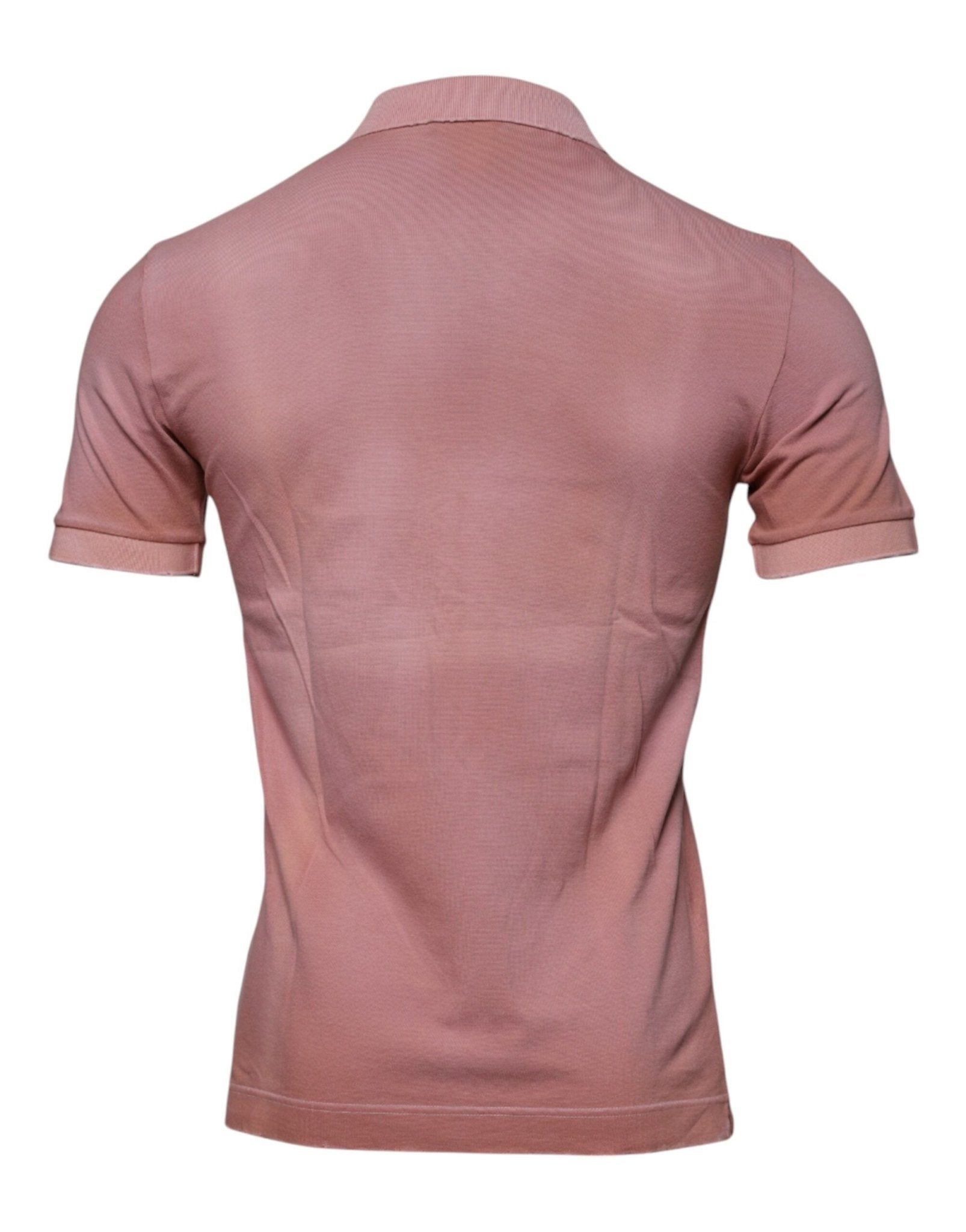 Dolce & Gabbana Pink Crown Collared Short Sleeve Polo T-shirt - RIMODA