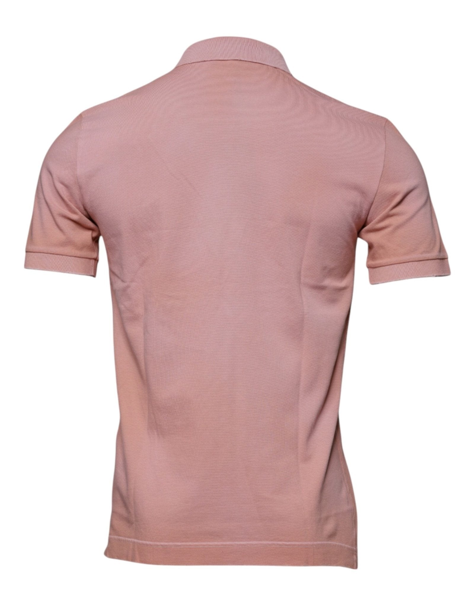 Dolce & Gabbana Pink Crown Collared Short Sleeve Polo T-shirt - RIMODA