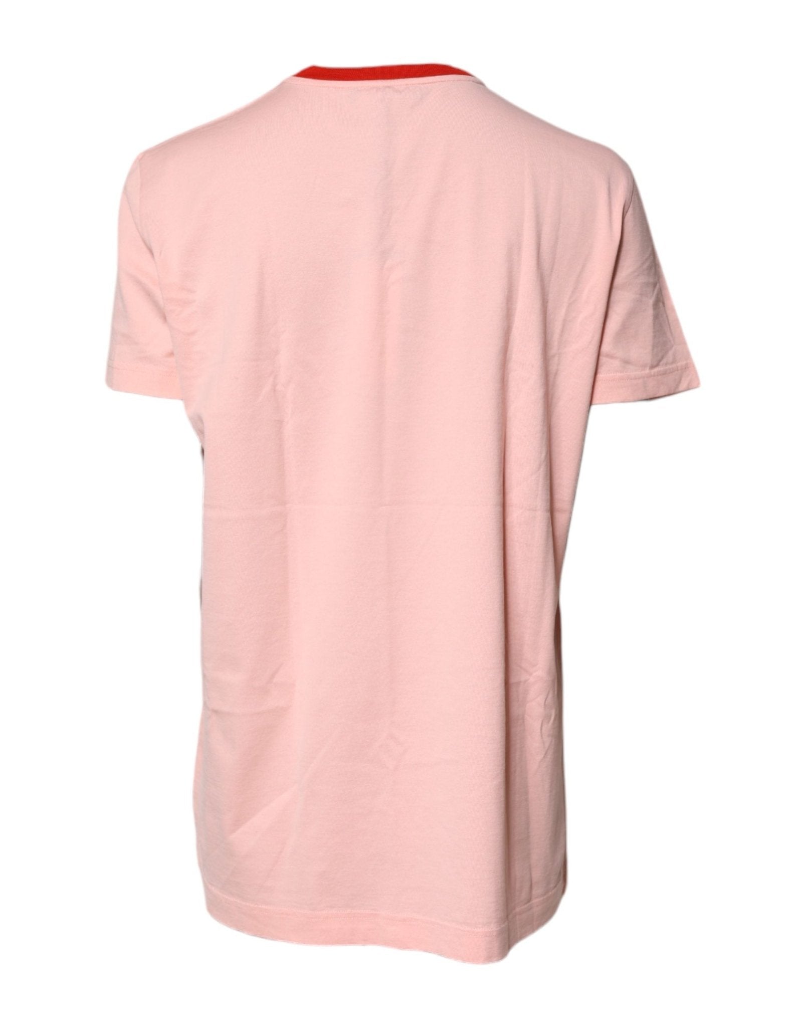 Dolce & Gabbana Pink DG 84 Sacred Heart Print Cotton T-shirt - RIMODA