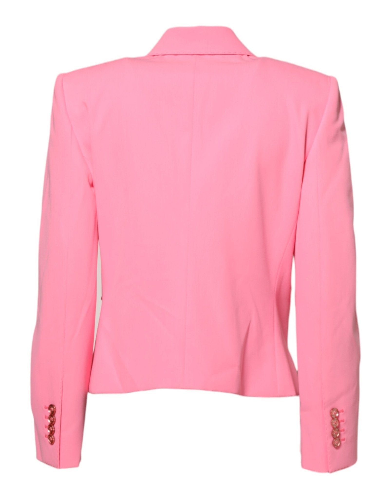 Dolce & Gabbana Pink Double Breasted Women Coat Jacket - RIMODA
