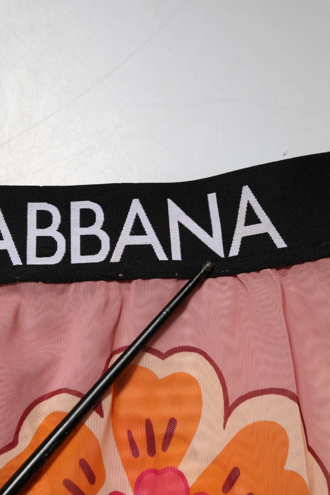 Dolce & Gabbana Pink Floral Leggings Stretch Waist Pants - RIMODA