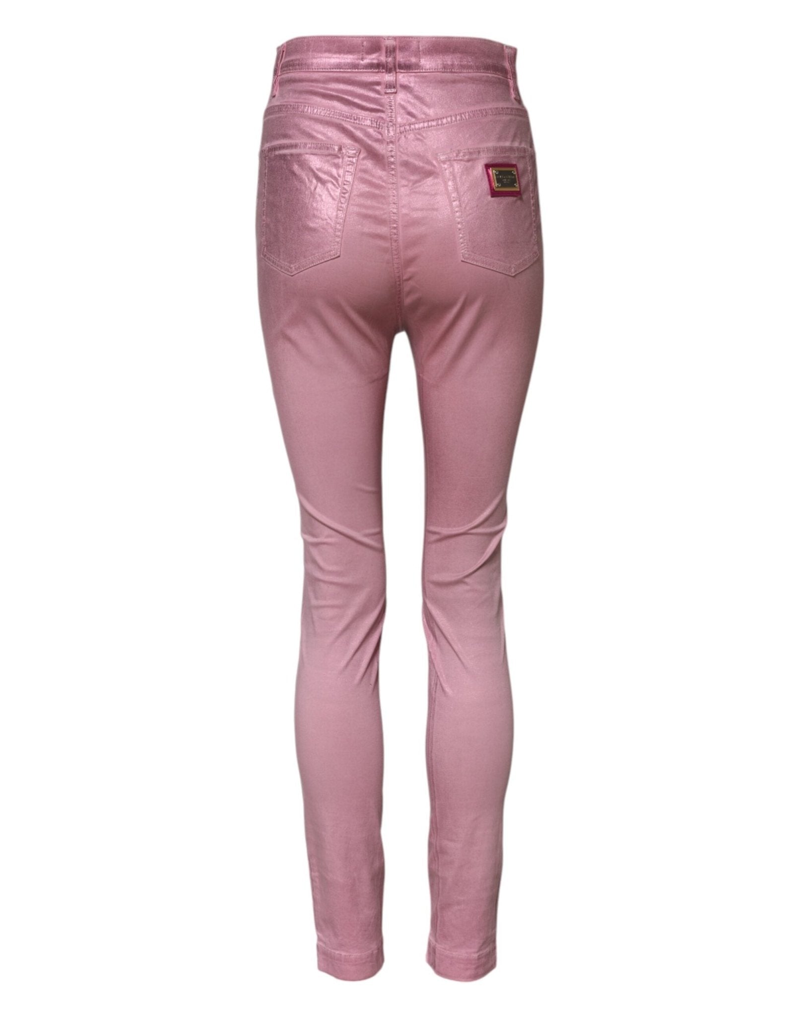 Dolce & Gabbana Pink GRACE High Waisted Skinny Denim Jeans - RIMODA
