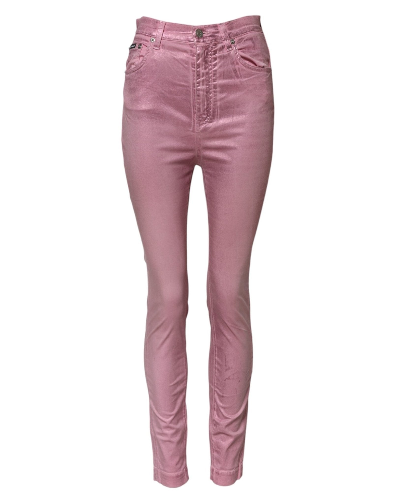 Dolce & Gabbana Pink GRACE High Waisted Skinny Denim Jeans - RIMODA