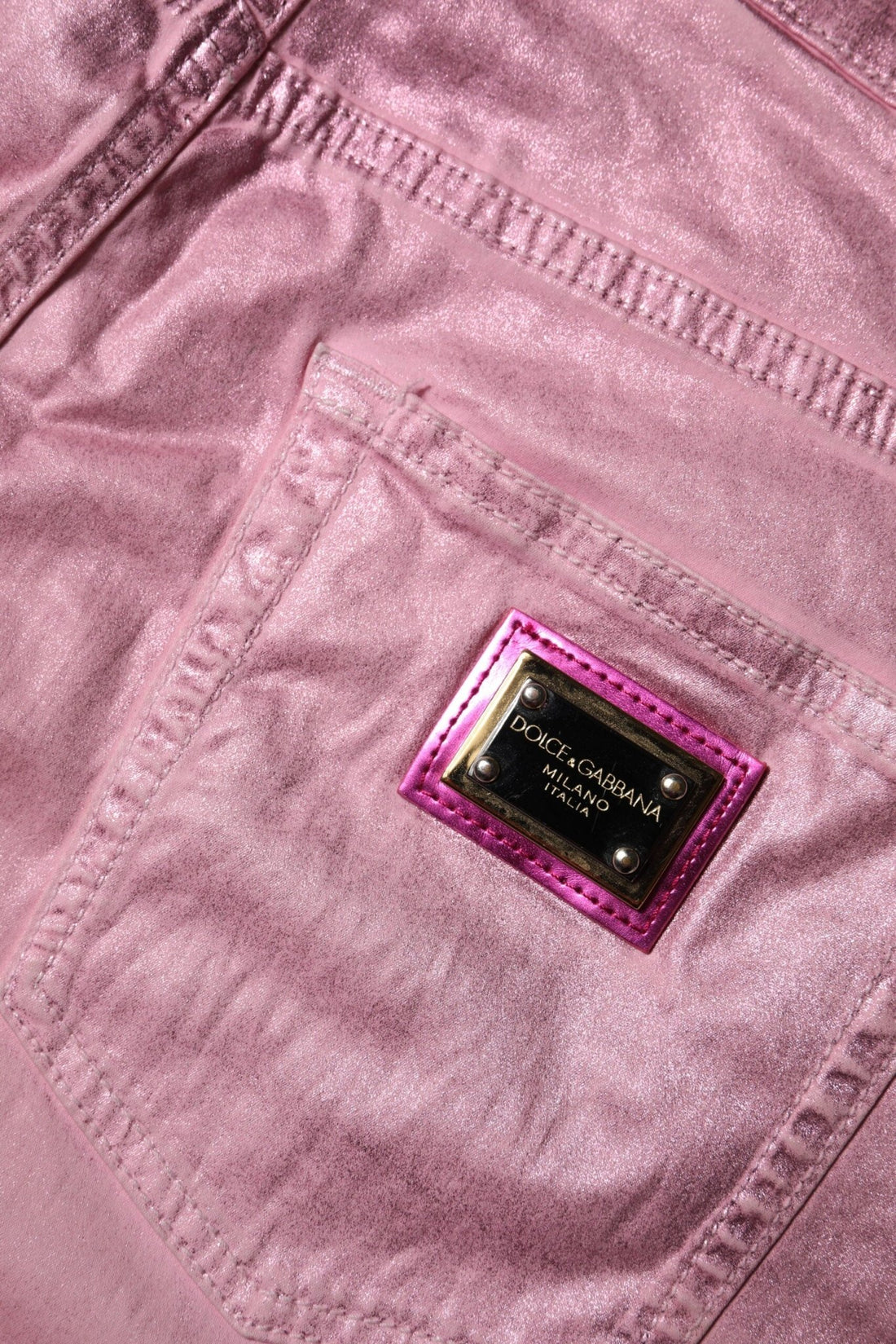 Dolce & Gabbana Pink GRACE High Waisted Skinny Denim Jeans - RIMODA