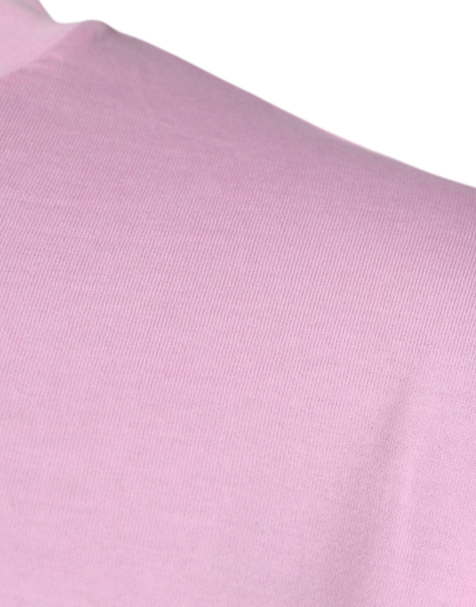 Dolce & Gabbana Pink Logo Print Cotton Crew Neck T-shirt - RIMODA