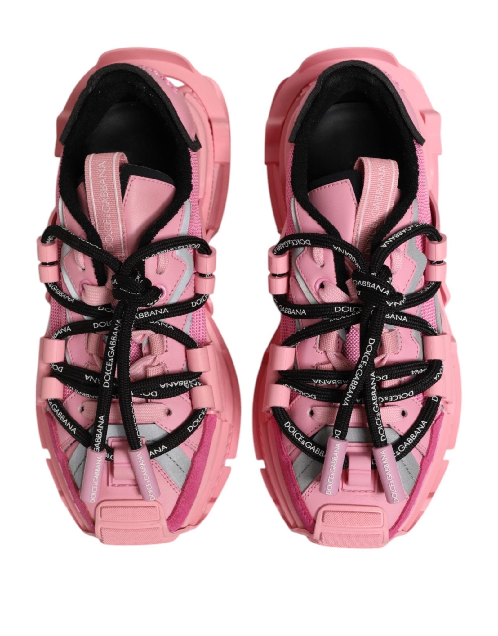 Dolce & Gabbana Pink Low Top Space Women Sneakers Shoes - RIMODA