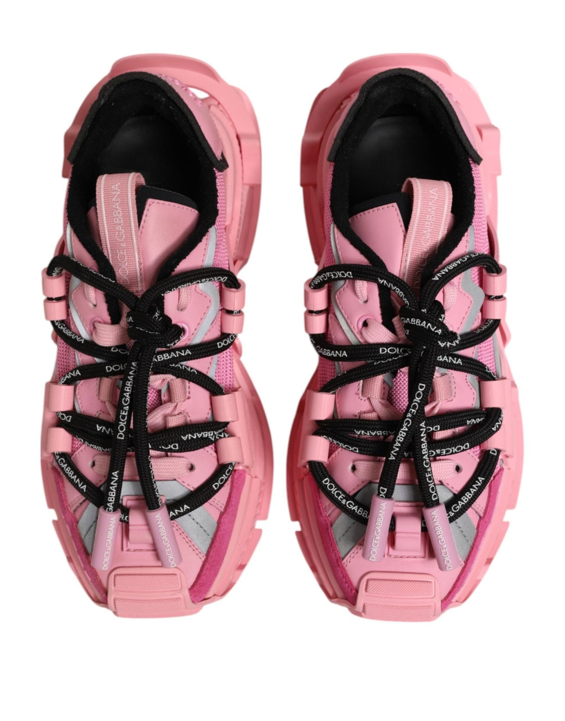 Dolce & Gabbana Pink Low Top Space Women Sneakers Shoes - RIMODA