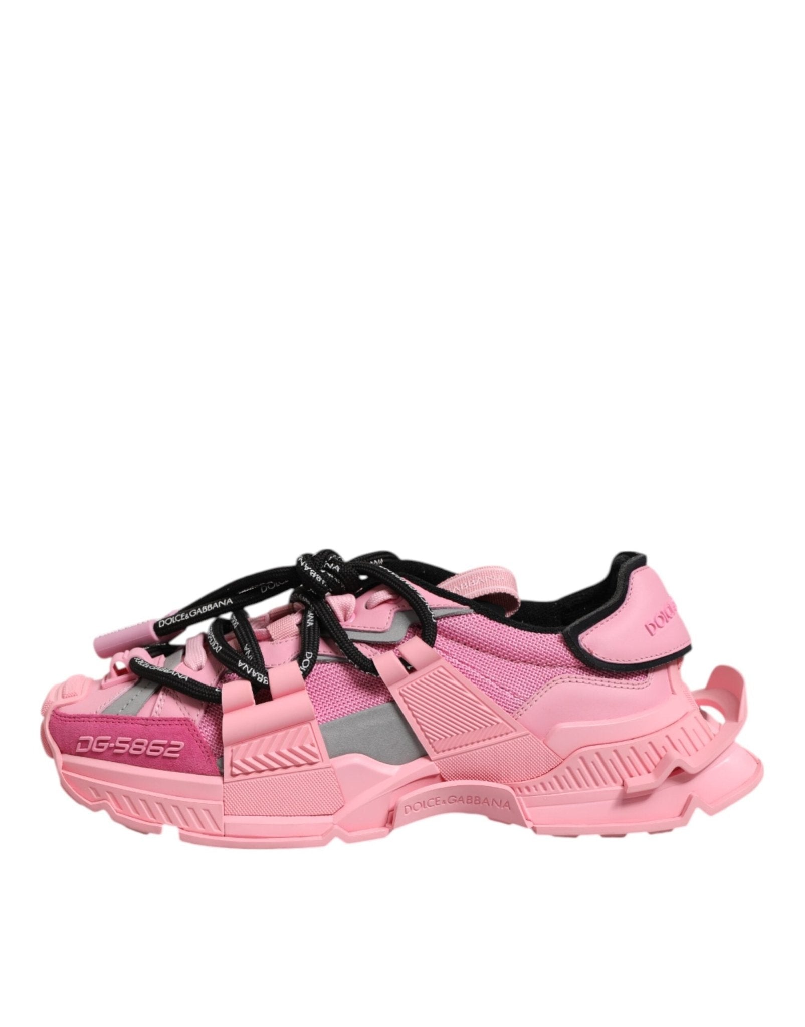 Dolce & Gabbana Pink Low Top Space Women Sneakers Shoes - RIMODA