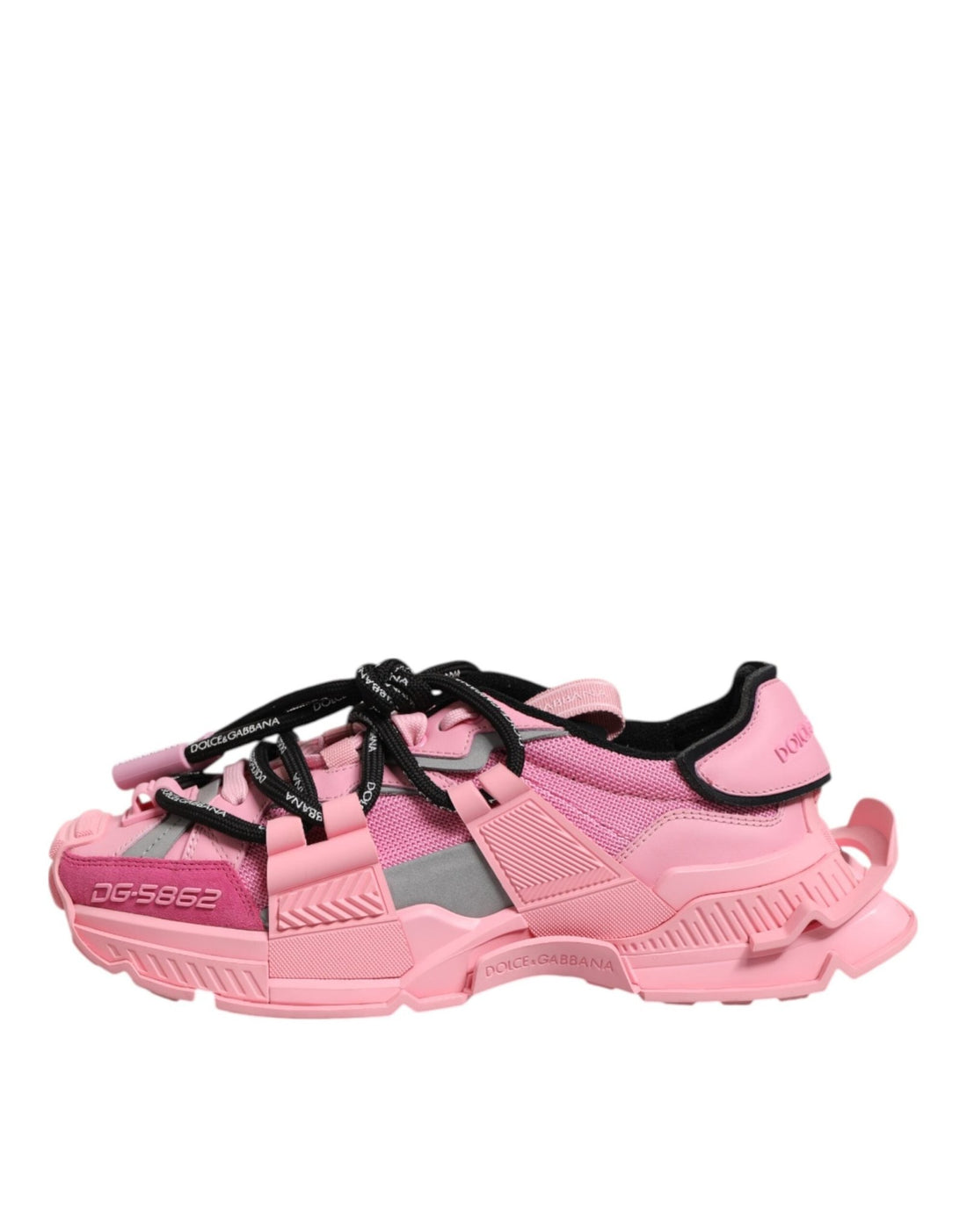 Dolce & Gabbana Pink Low Top Space Women Sneakers Shoes - RIMODA
