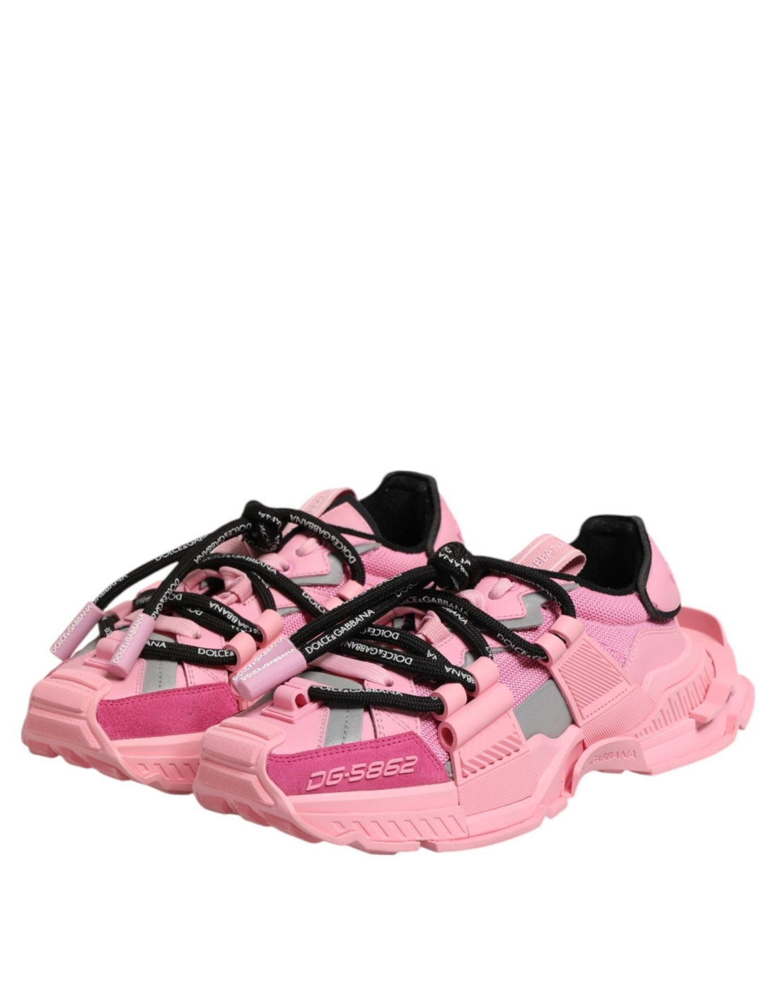 Dolce & Gabbana Pink Low Top Space Women Sneakers Shoes - RIMODA