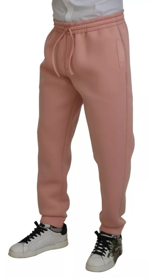 Dolce & Gabbana Pink Polyester Sweatpants Jogger Pants - RIMODA