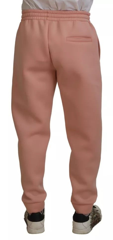 Dolce & Gabbana Pink Polyester Sweatpants Jogger Pants - RIMODA