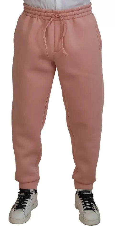 Dolce & Gabbana Pink Polyester Sweatpants Jogger Pants - RIMODA