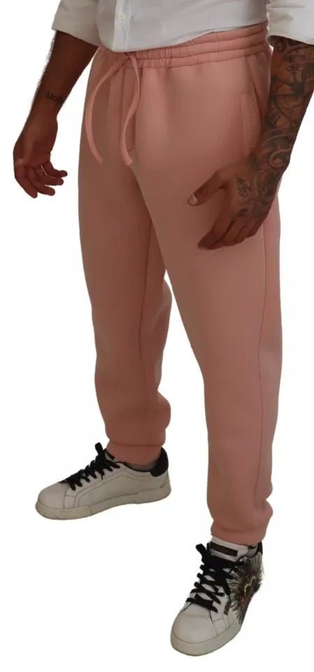 Dolce & Gabbana Pink Polyester Sweatpants Jogger Pants - RIMODA