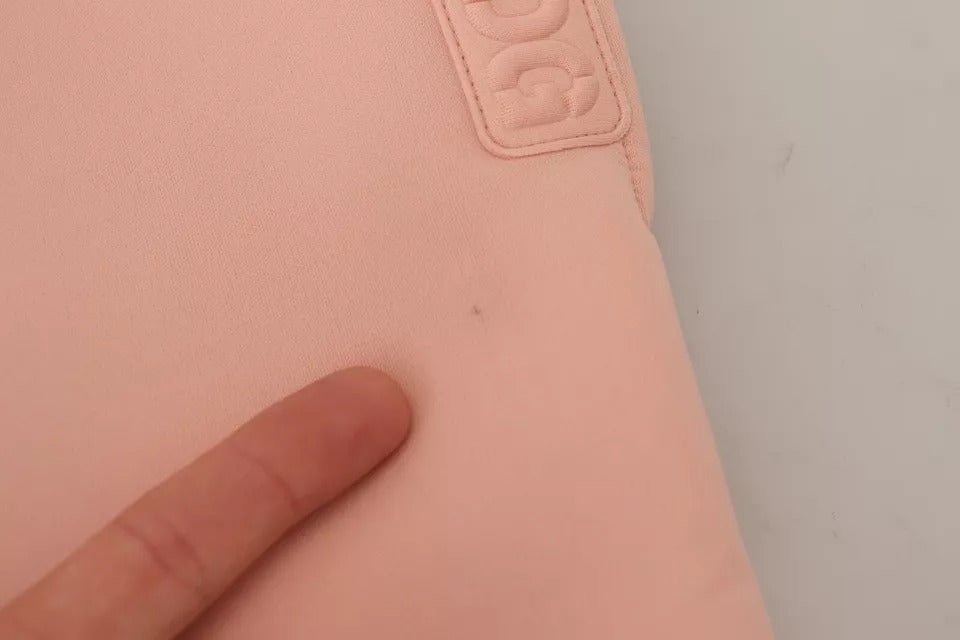 Dolce & Gabbana Pink Polyester Sweatpants Jogger Pants - RIMODA