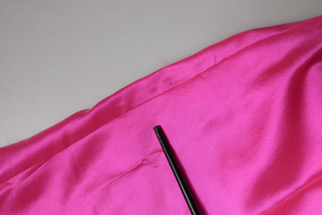 Dolce & Gabbana Pink Silk High Waist Dress Trousers Pants - RIMODA