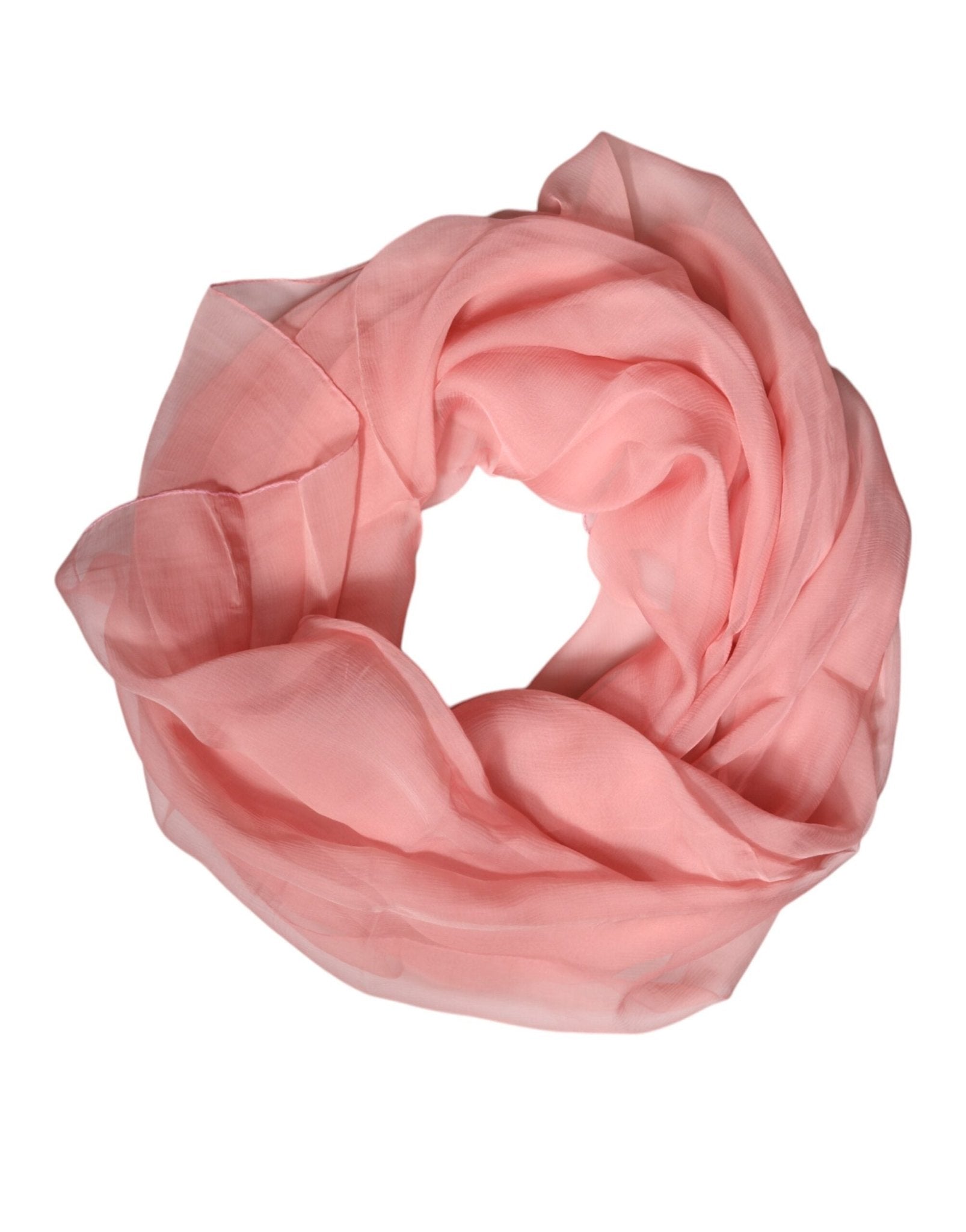 Dolce & Gabbana Pink Silk Rectangle Women Wrap Shawl Scarf - RIMODA