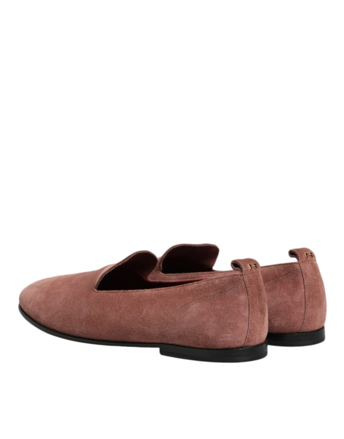 Dolce & Gabbana Pink Suede Loafers Formal Men Dress Shoes - RIMODA