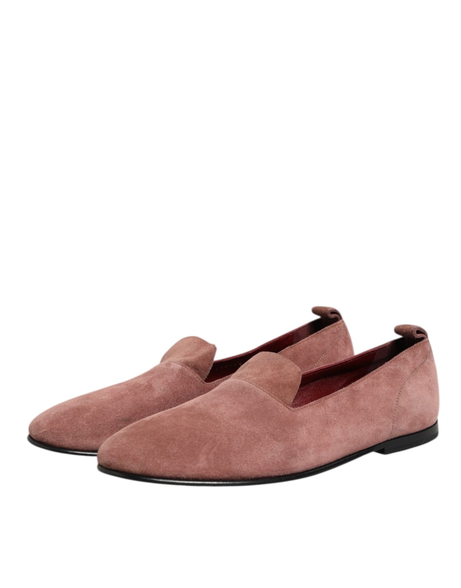 Dolce & Gabbana Pink Suede Loafers Formal Men Dress Shoes - RIMODA