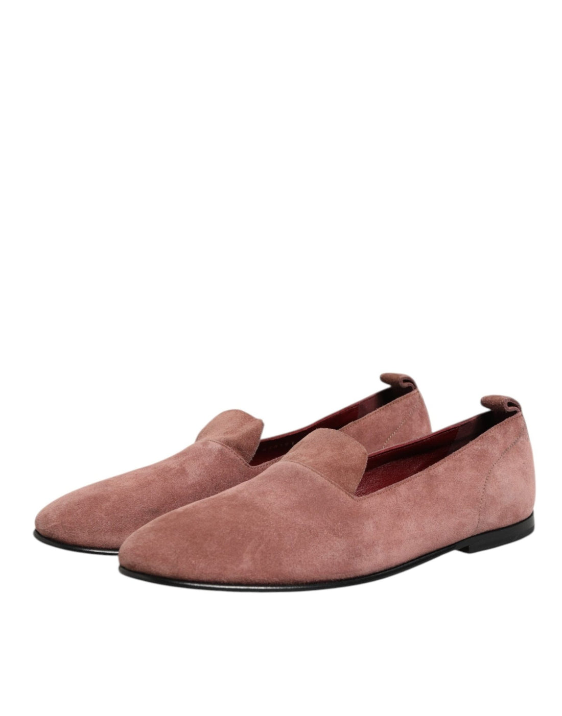 Dolce & Gabbana Pink Suede Loafers Formal Men Dress Shoes - RIMODA