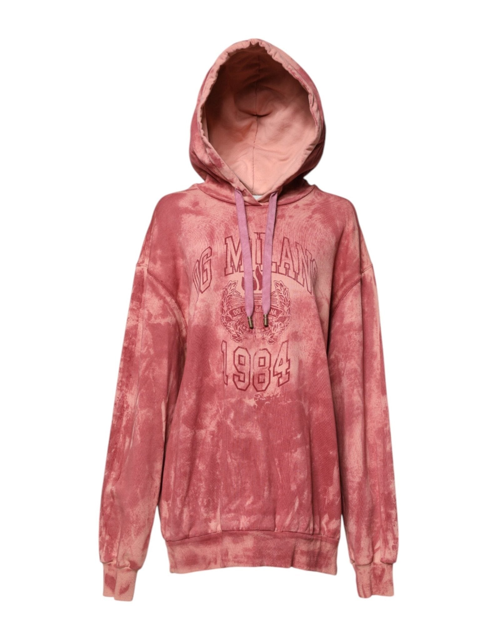 Dolce & Gabbana Pink Wash DG MILANO Hooded Pullover Sweater - RIMODA