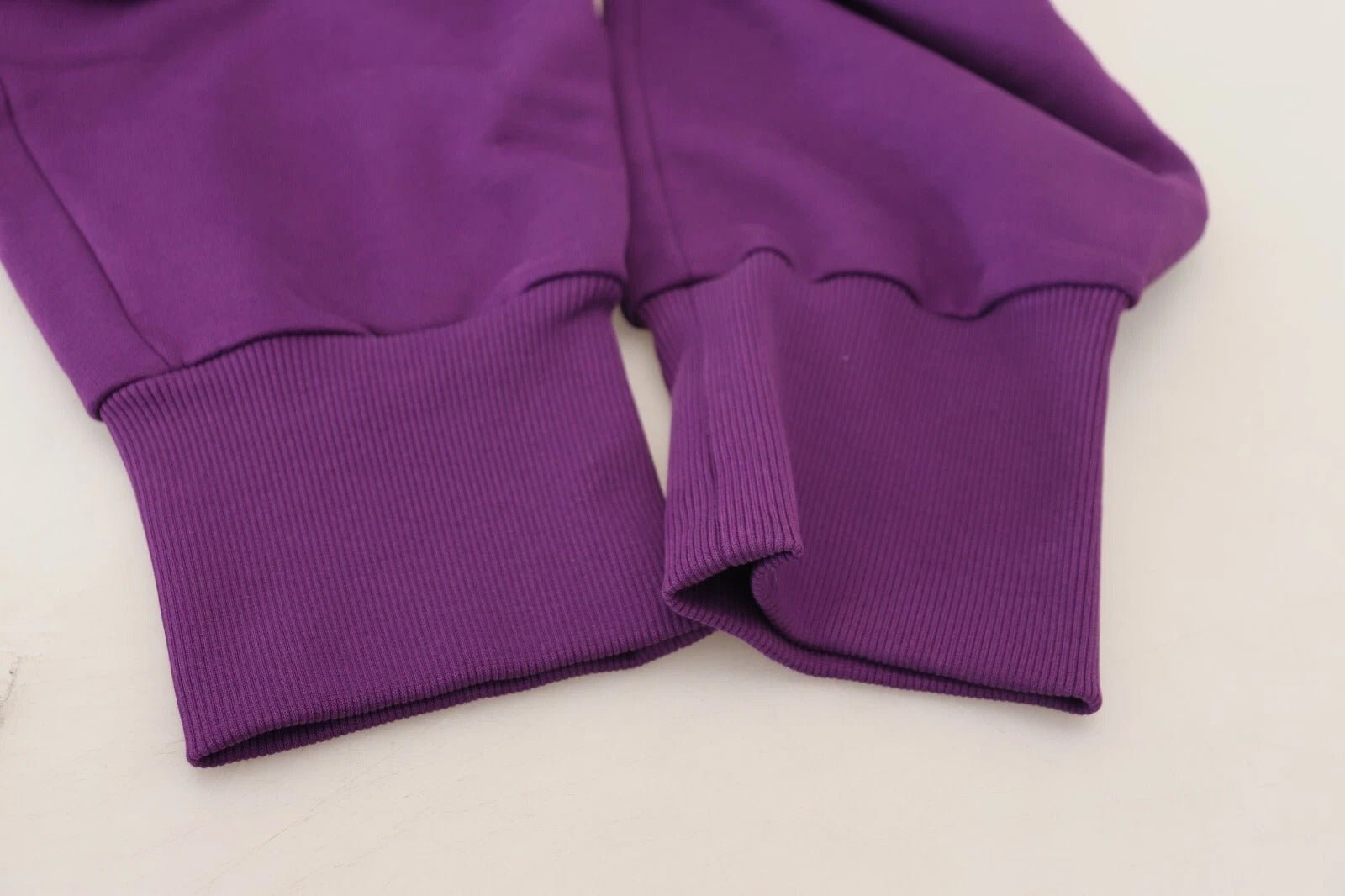 Dolce & Gabbana Purple Cotton Cargo Sweatpants Jogging Pants - RIMODA