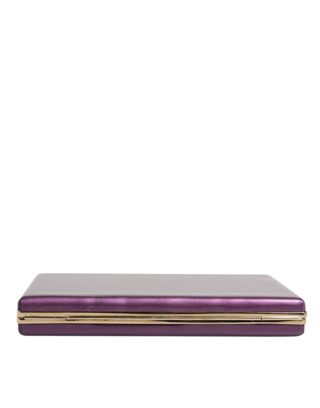 Dolce & Gabbana Purple Leather Clutch Evening Crossbody Bag - RIMODA