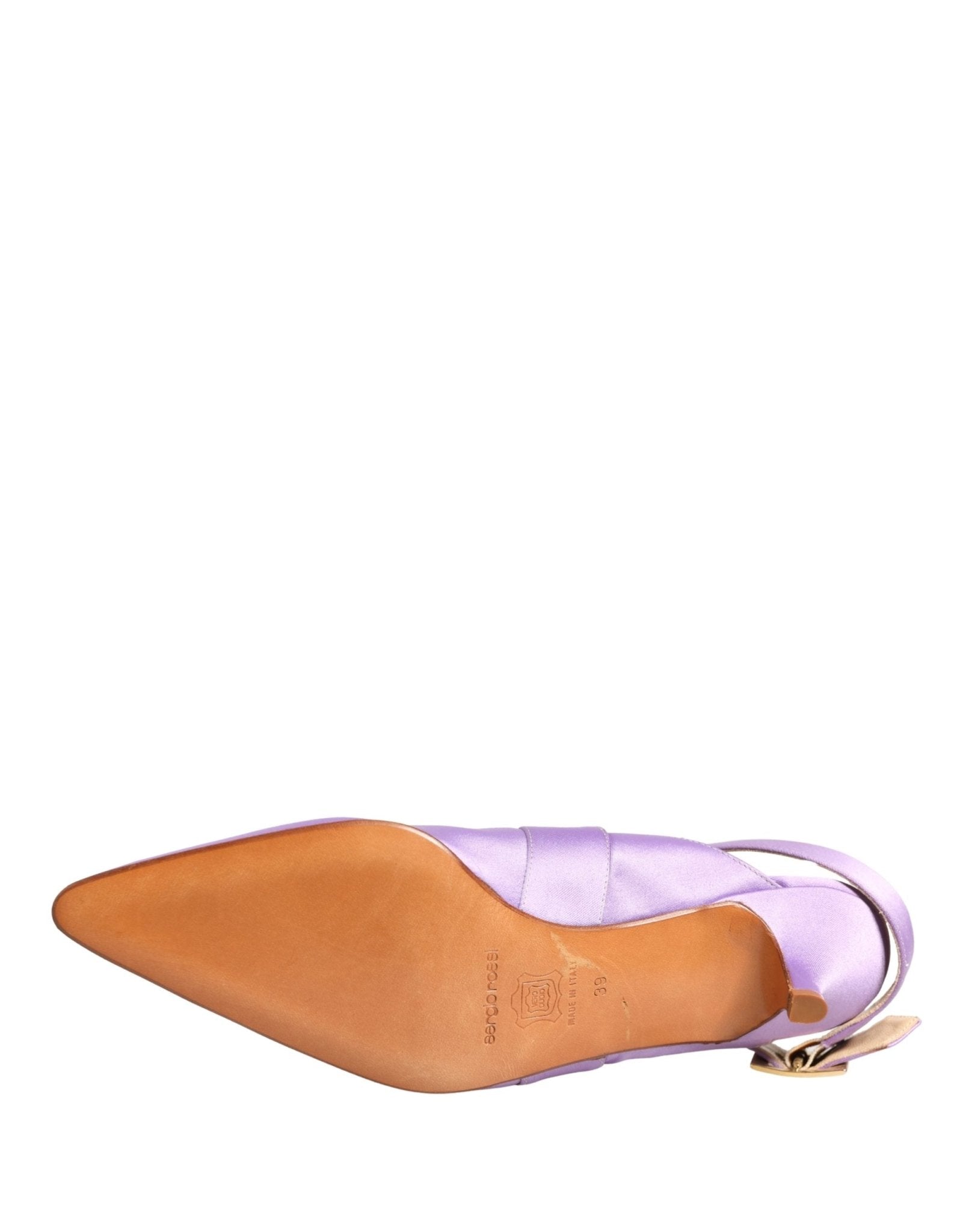 Dolce & Gabbana Purple Satin Sandals Shoes - RIMODA