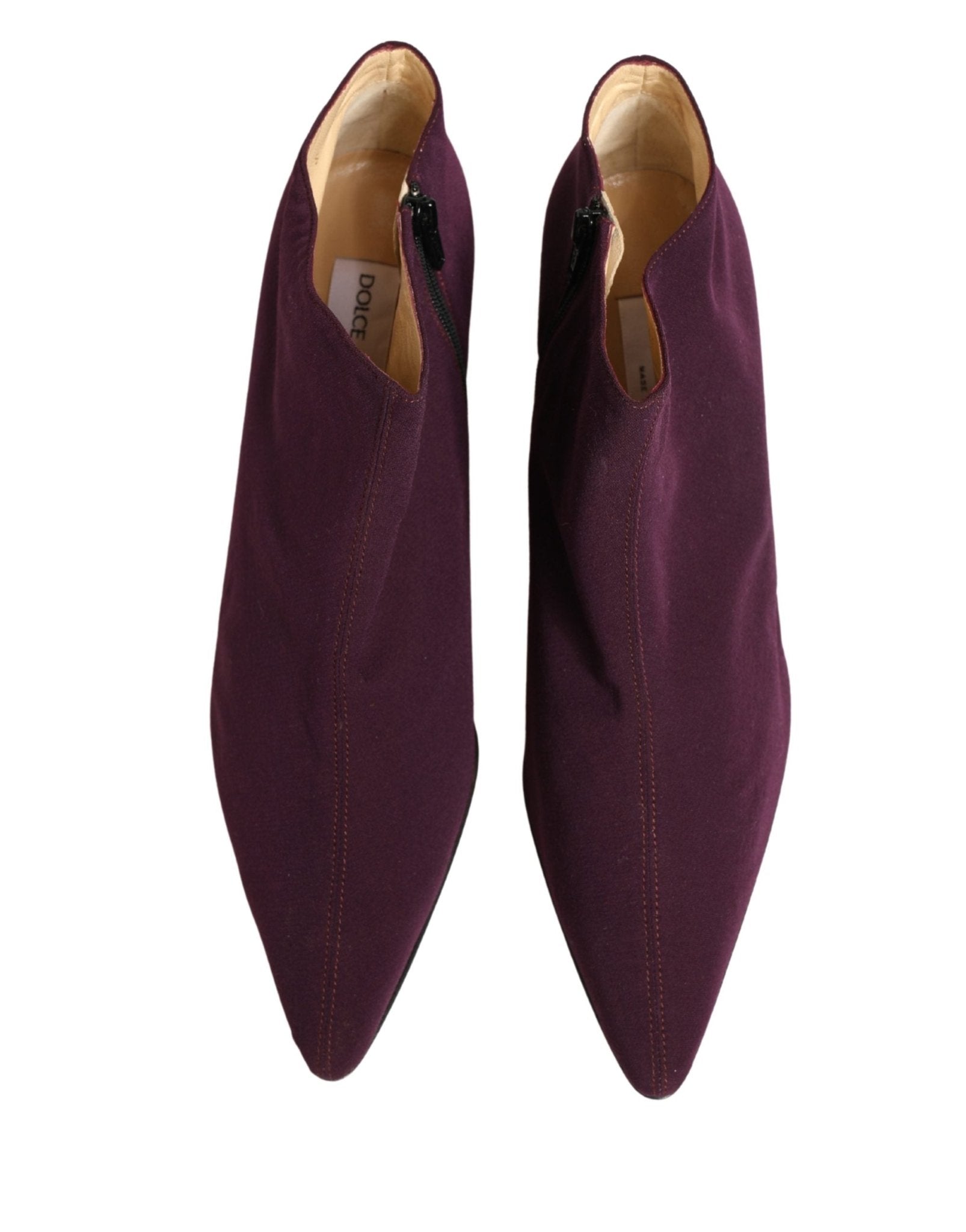 Dolce & Gabbana Purple Suede AnkleBoots Shoes - RIMODA