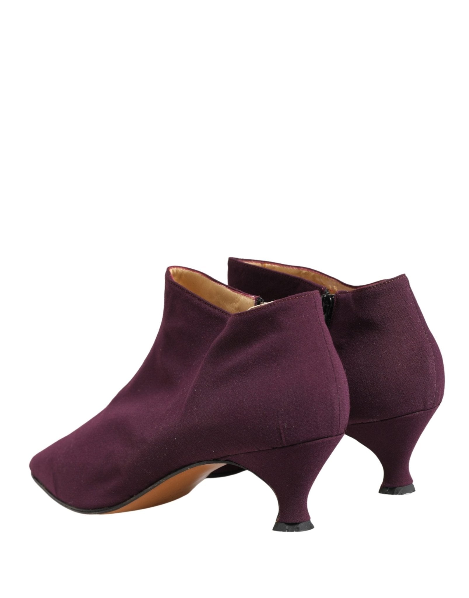 Dolce & Gabbana Purple Suede AnkleBoots Shoes - RIMODA