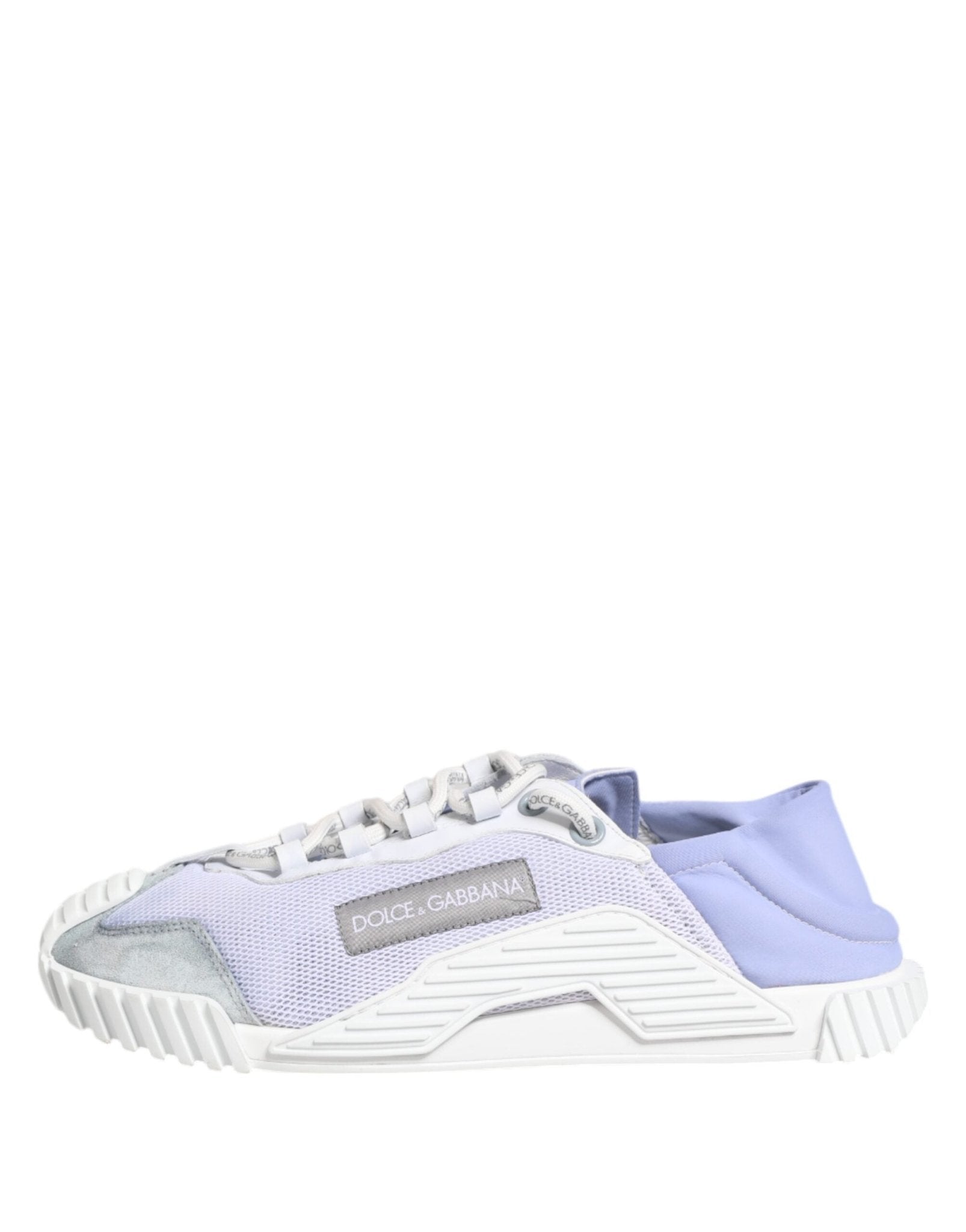 Dolce & Gabbana Purple White NS1 Lace Up Low Top Sneakers Shoes - RIMODA