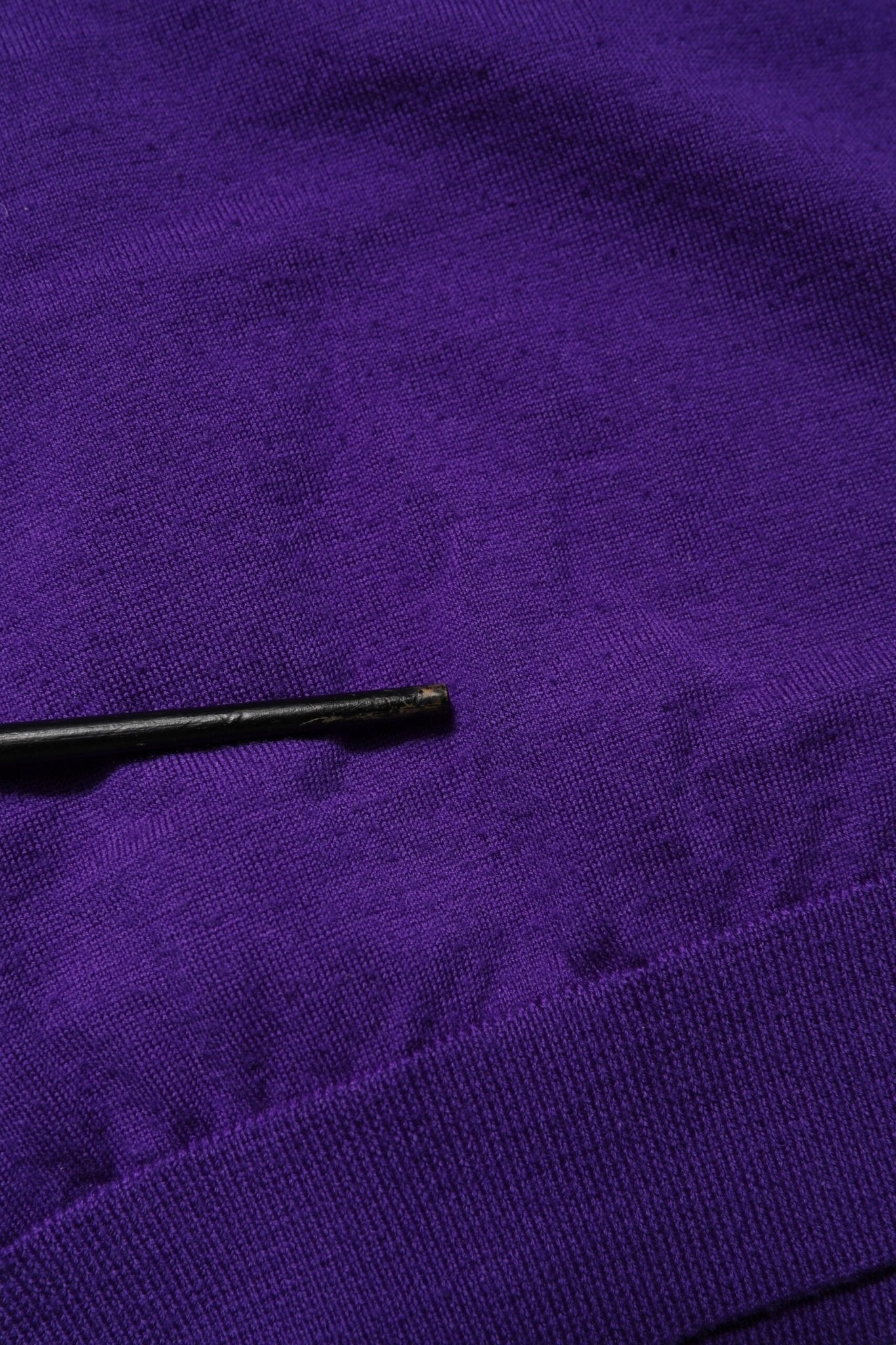Dolce & Gabbana Purple Wool Knit V-neck Cardigan Sweater - RIMODA