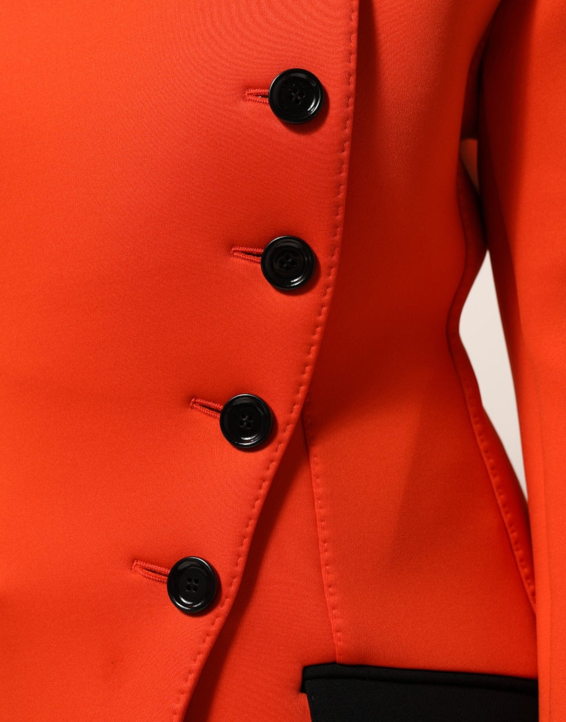 Dolce & Gabbana Red Buttoned Down Women Trench Coat Jacket - RIMODA