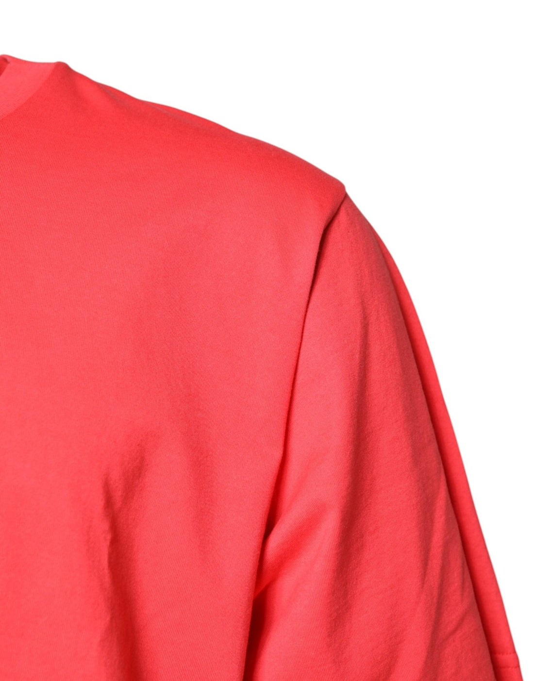 Dolce & Gabbana Red Cotton Lettering Print Crew Neck T-shirt - RIMODA