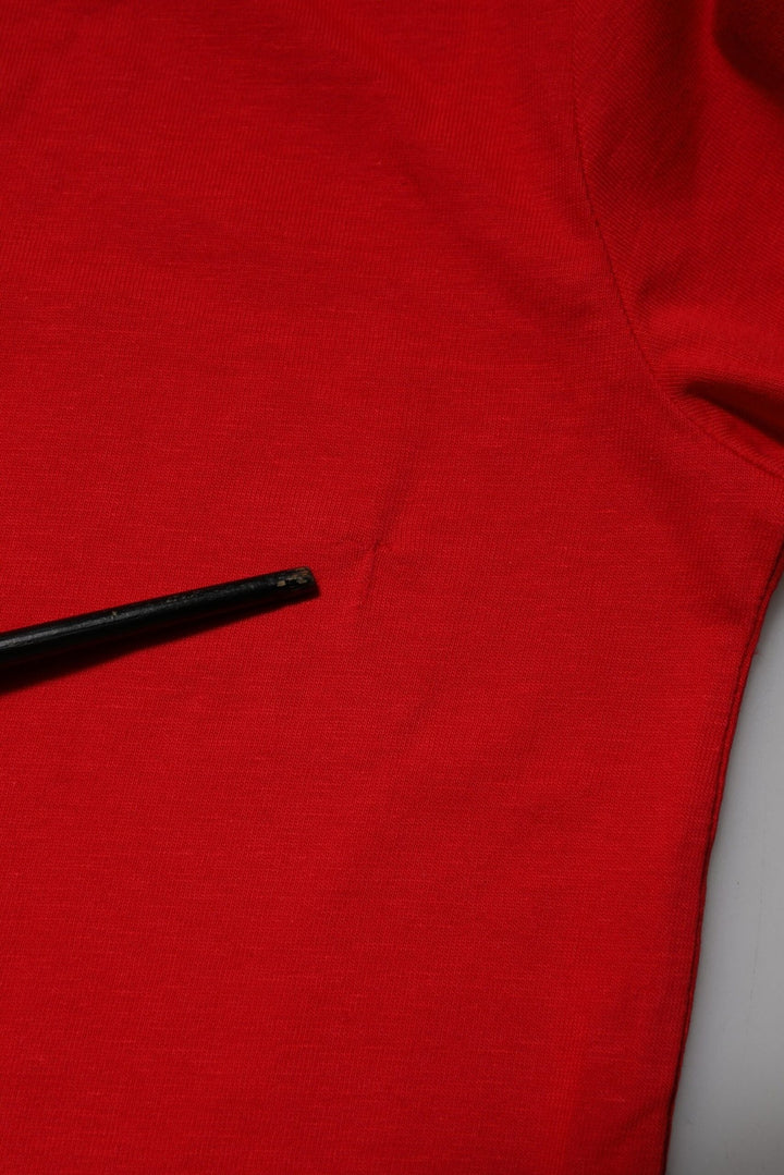 Dolce & Gabbana Red Cotton Short Sleeves Crew Neck Top T-shirt - RIMODA