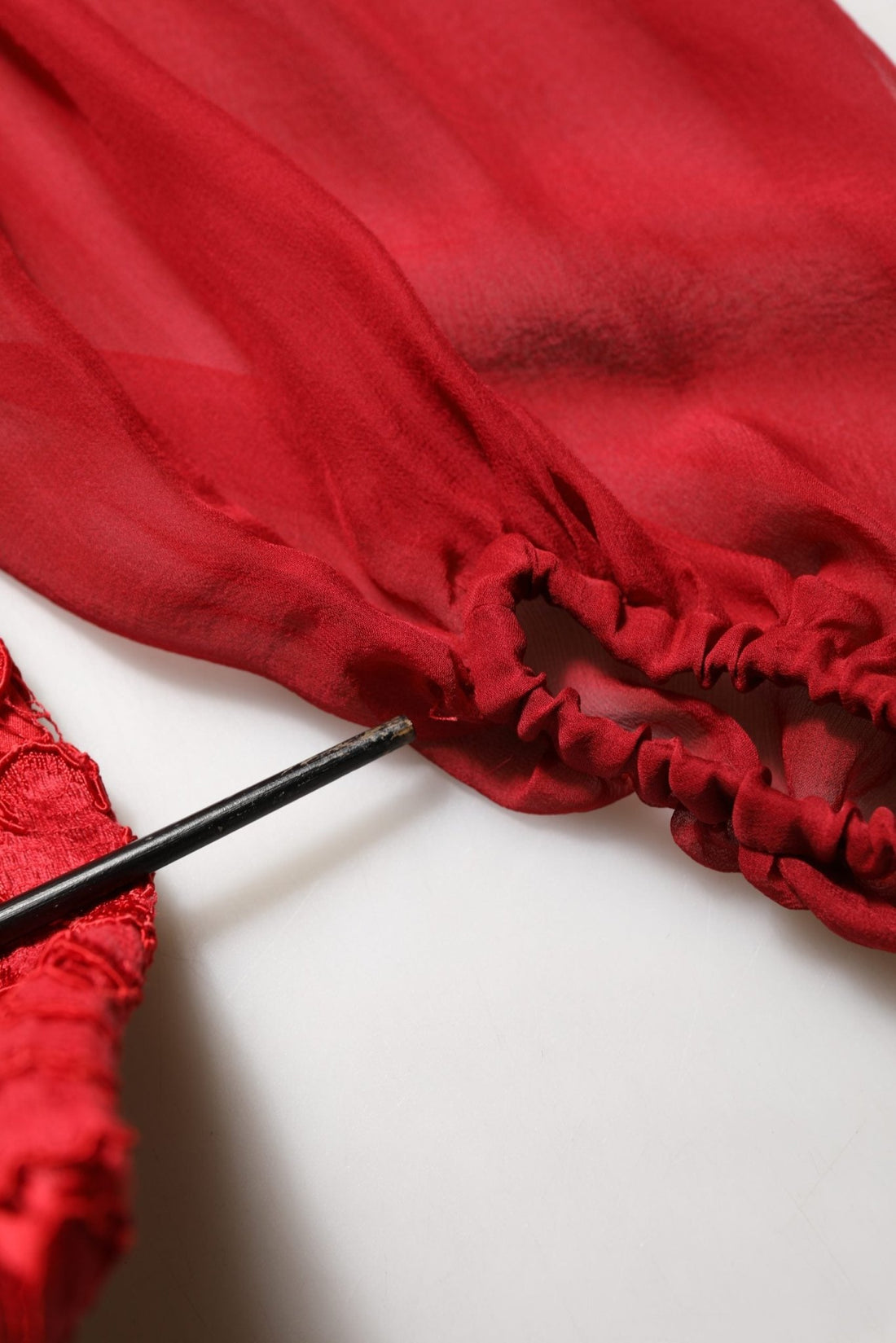 Dolce & Gabbana Red Embellished Mermaid Long Gown Dress - RIMODA