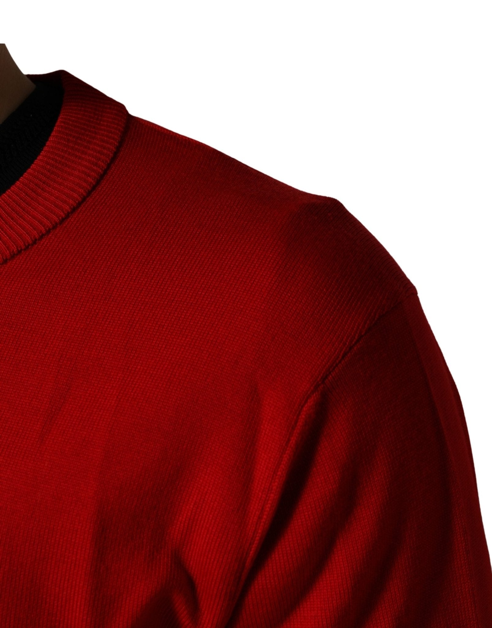 Dolce & Gabbana Red Eye Print Crew Neck Pullover Sweater - RIMODA