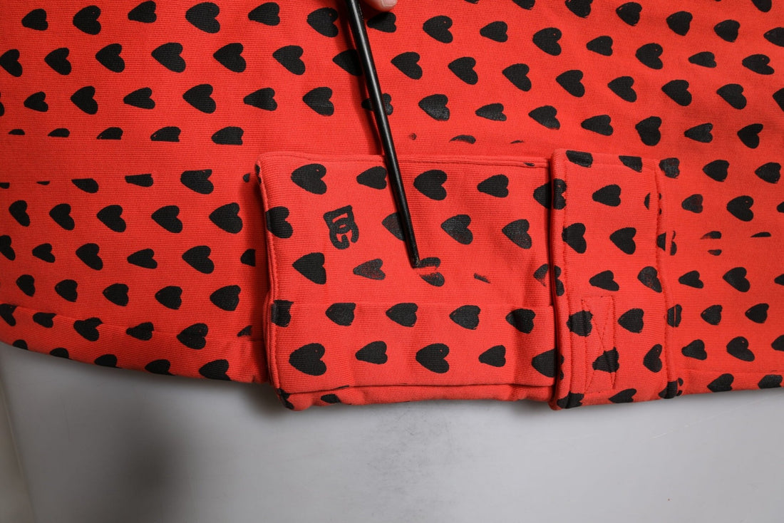 Dolce & Gabbana Red Hearts Cargo Jogger Men Sweatpants Pants - RIMODA