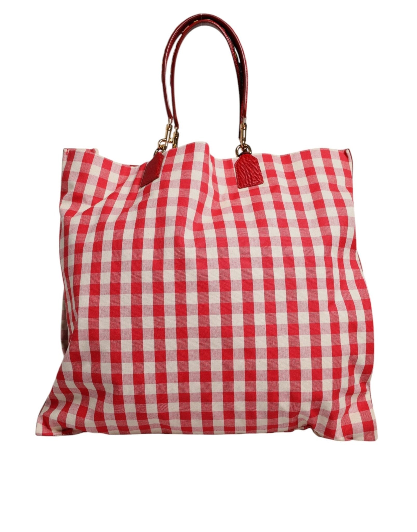 Dolce & Gabbana Red I Love Pizza Rhinestone Embellished Tote Bag - RIMODA