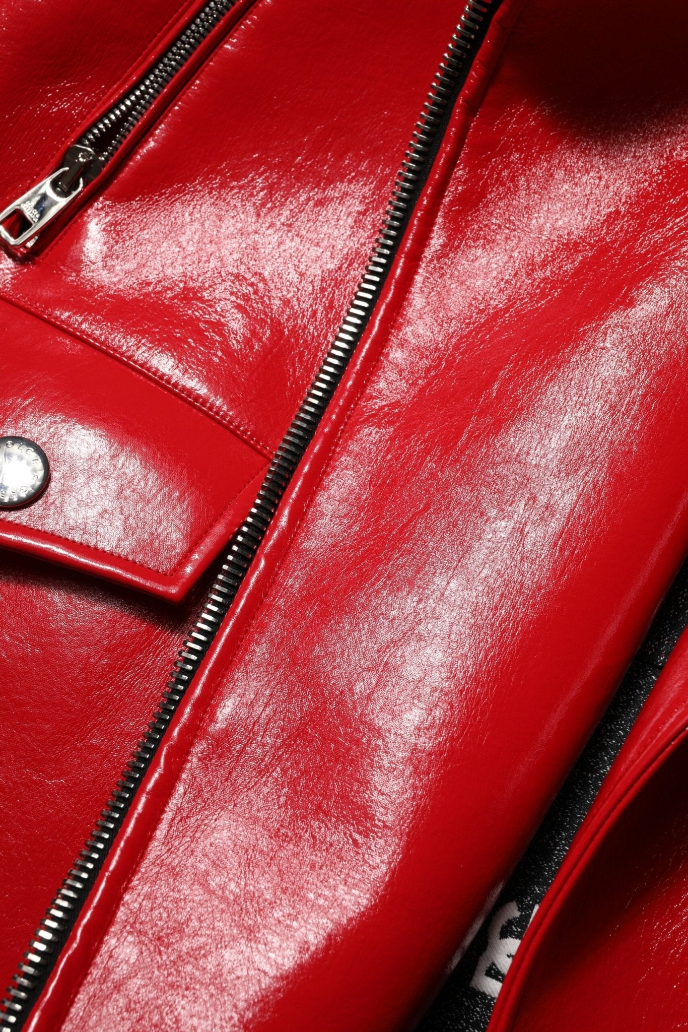 Dolce & Gabbana Red Lambskin Full Zipper Jacket - RIMODA